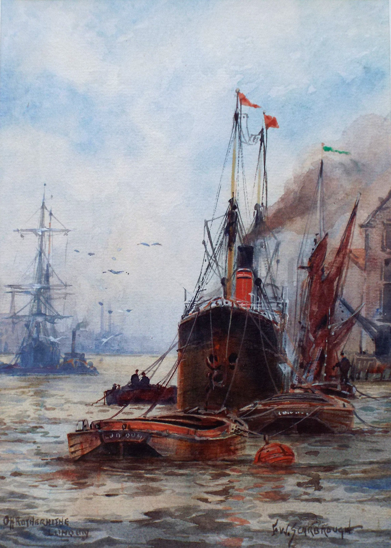 Frederick William Scarbrough On Rotherhithe, London