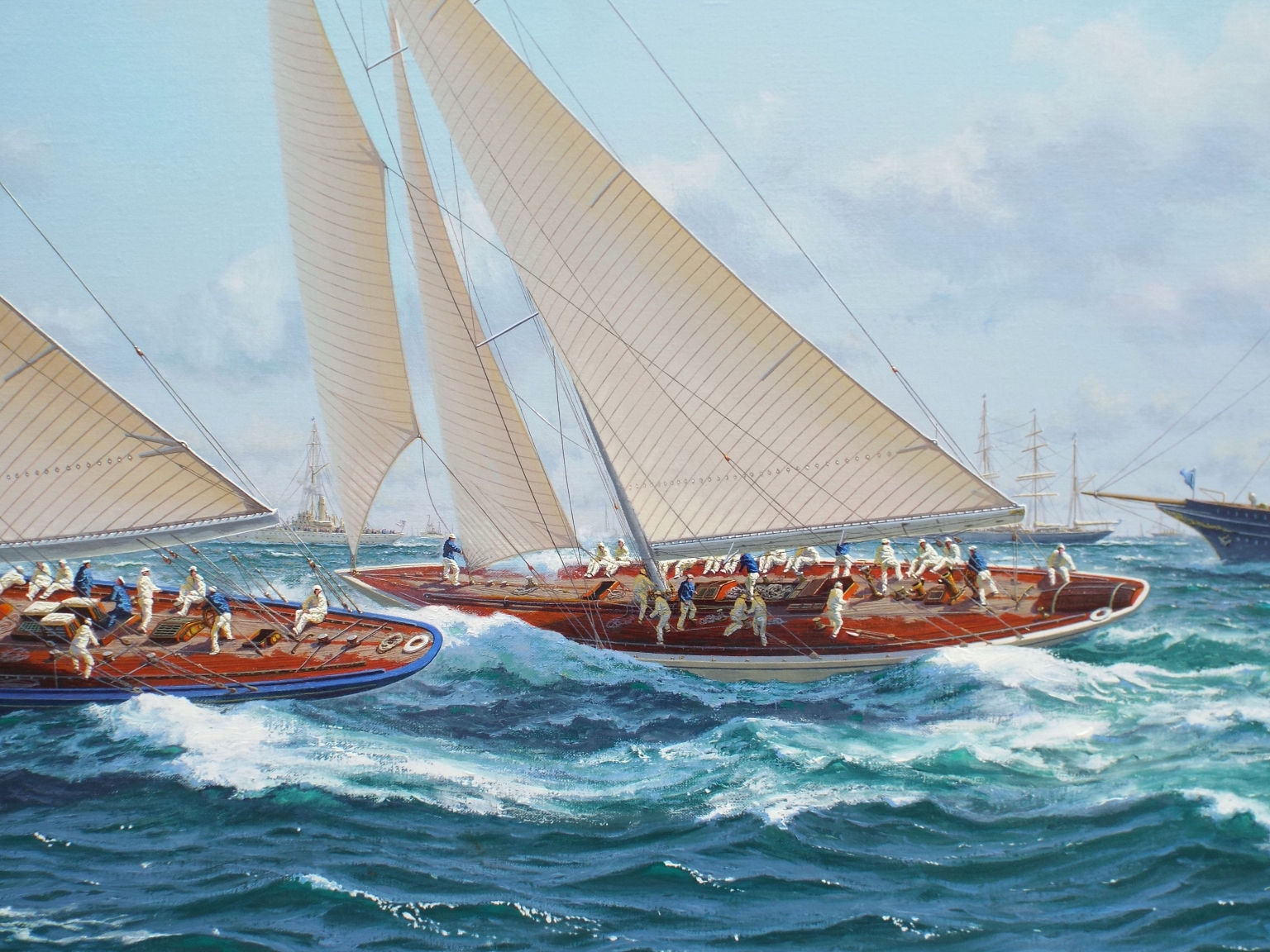 America’s Cup 1934, Endeavour and Rainbow Baron Fine Art