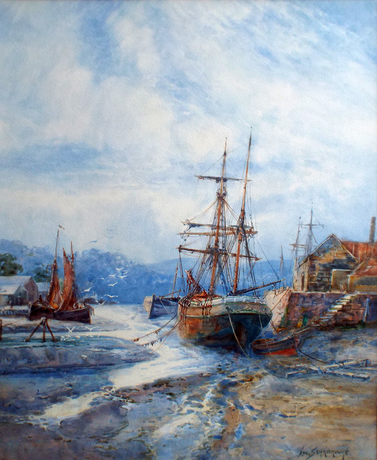 Frederick William Scarbrough Low Tide Whitby