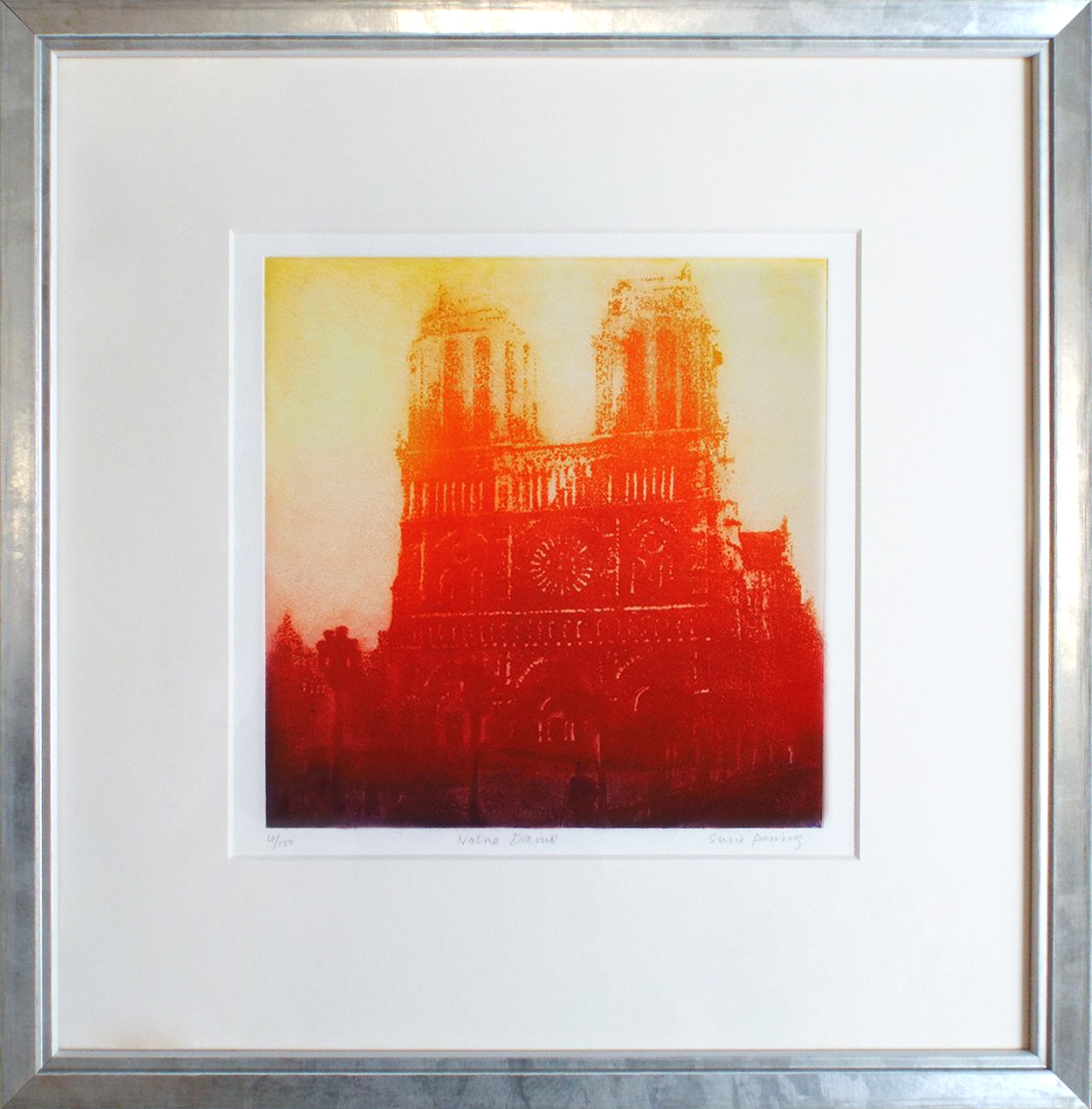 Susie Perring Notre Dame Paris framed
