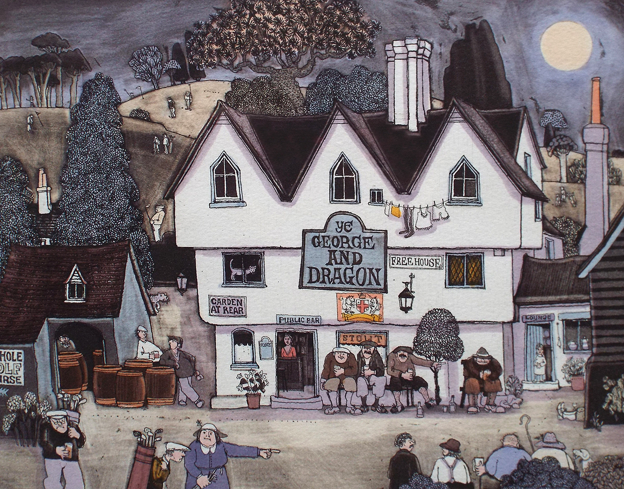 Graham Clarke Year of the Dog II 版画 Graham Clarke Year of the Dog II 版画 GRAHAM-CLARKE-COTTAGE-