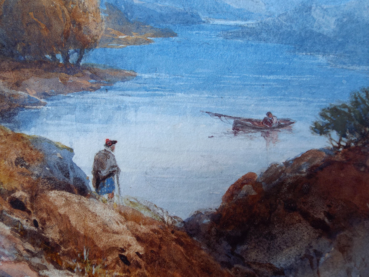 James Burrell Smith Glengarry Castle, Argyllshire close up