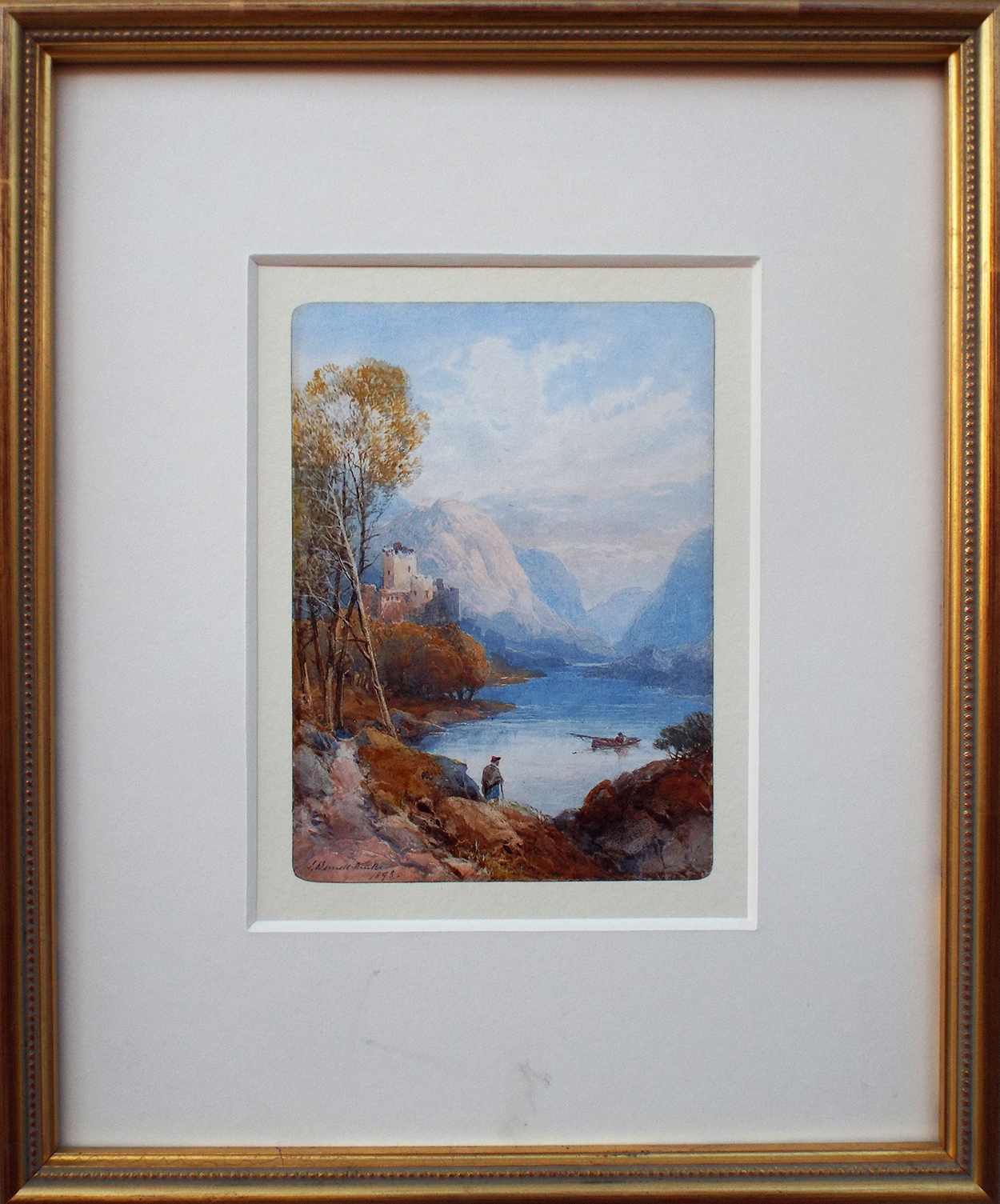 James Burrell Smith Glengarry Castle, Argyllshire framed