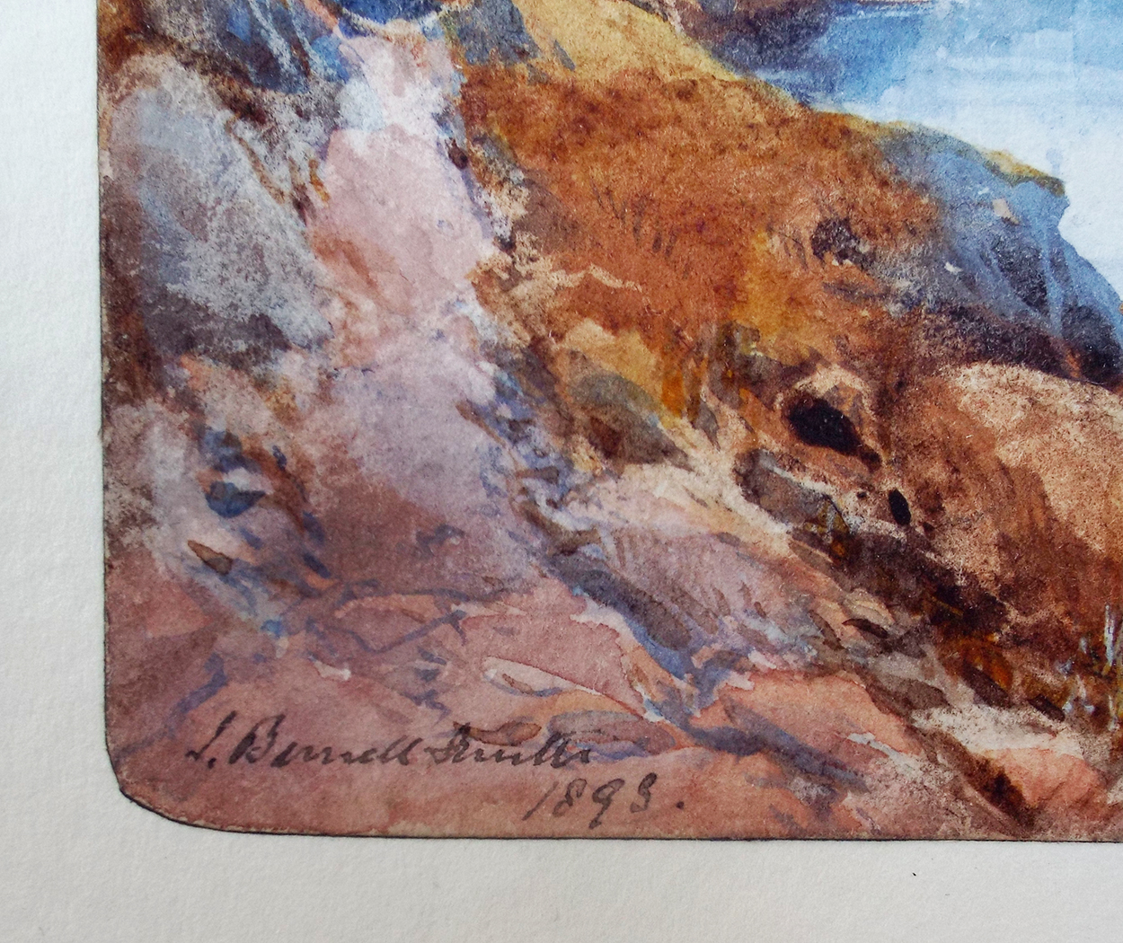 James Burrell Smith Glengarry Castle, Argyllshire signed