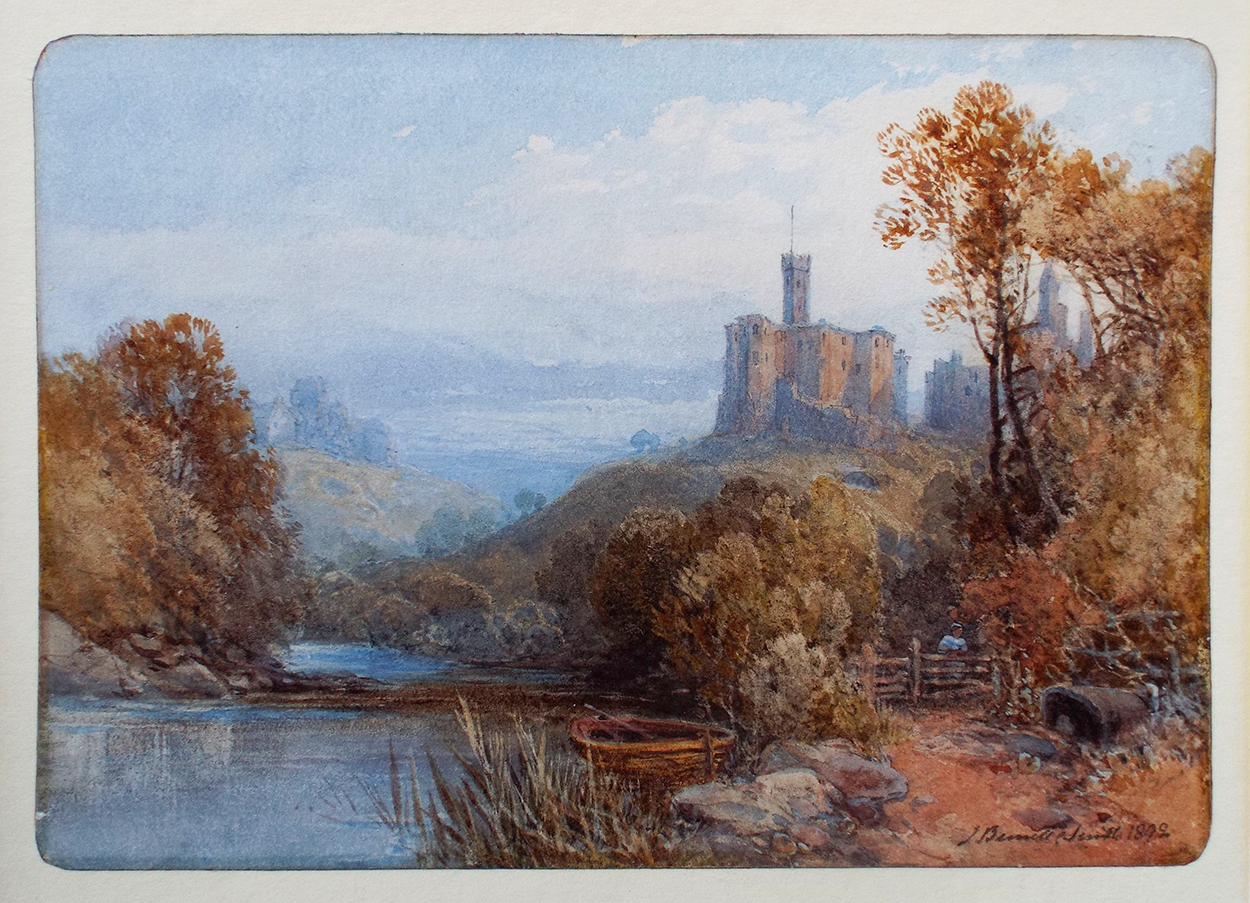 James Burrell Smith Warkworth Castle on the Coquet