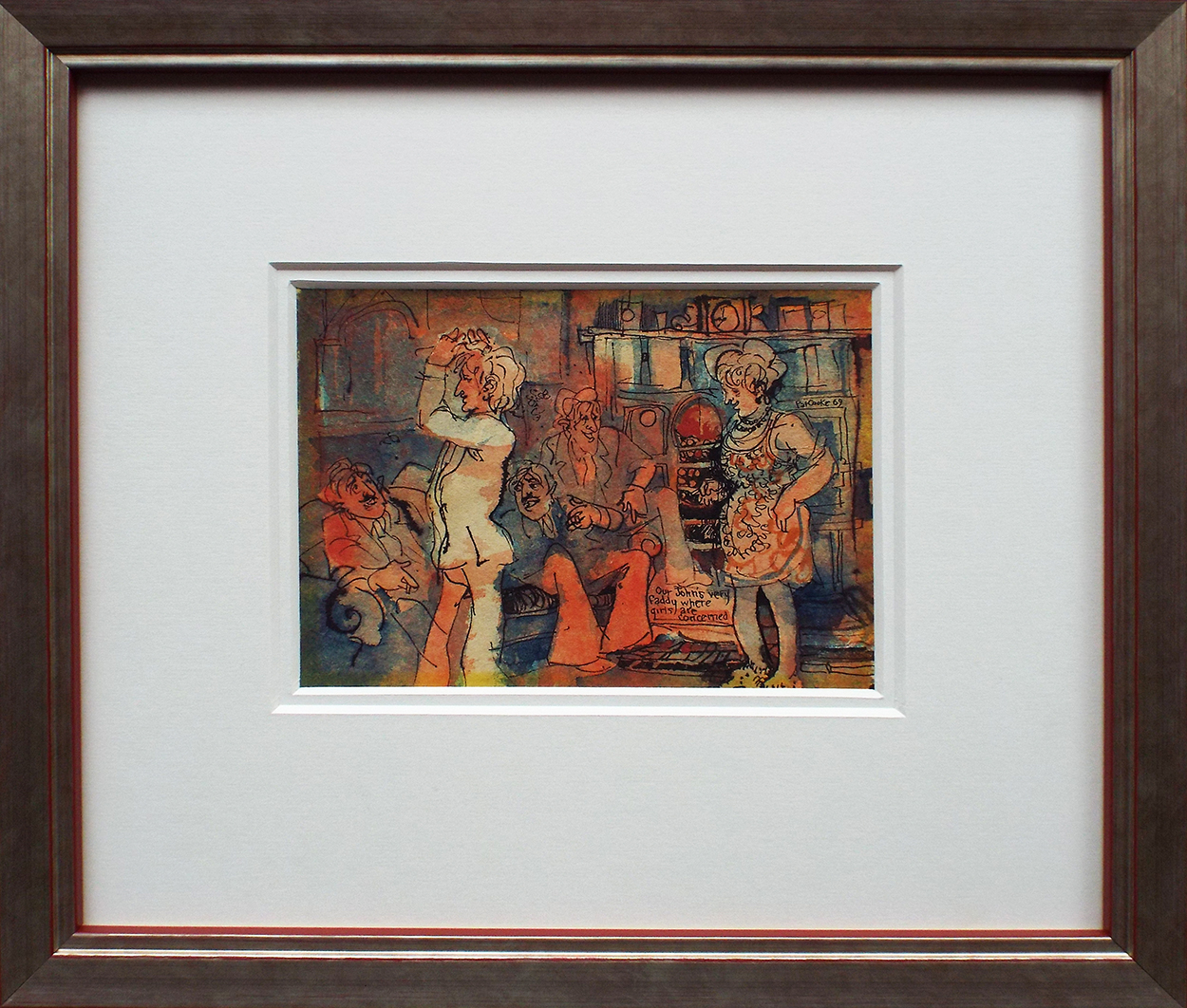 Pat Cooke John framed