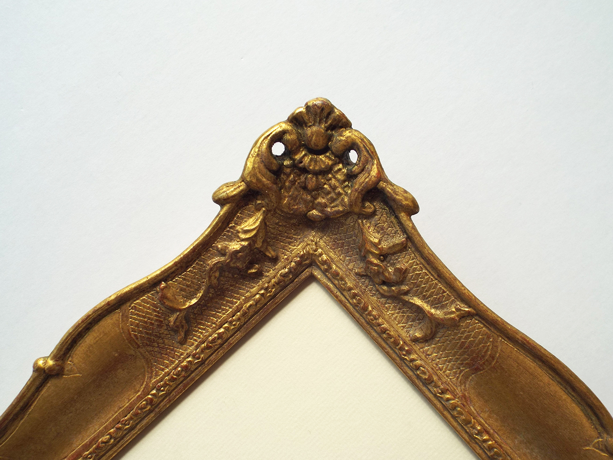 Charles Edward Wilson Girl & Kitten- Frame Details