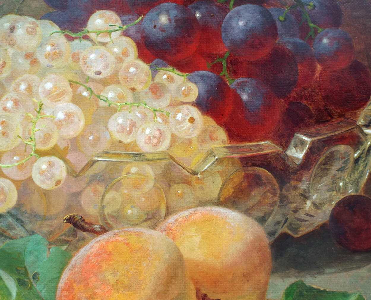 Eloise Harriet Stannard Still Life Grapes- Details