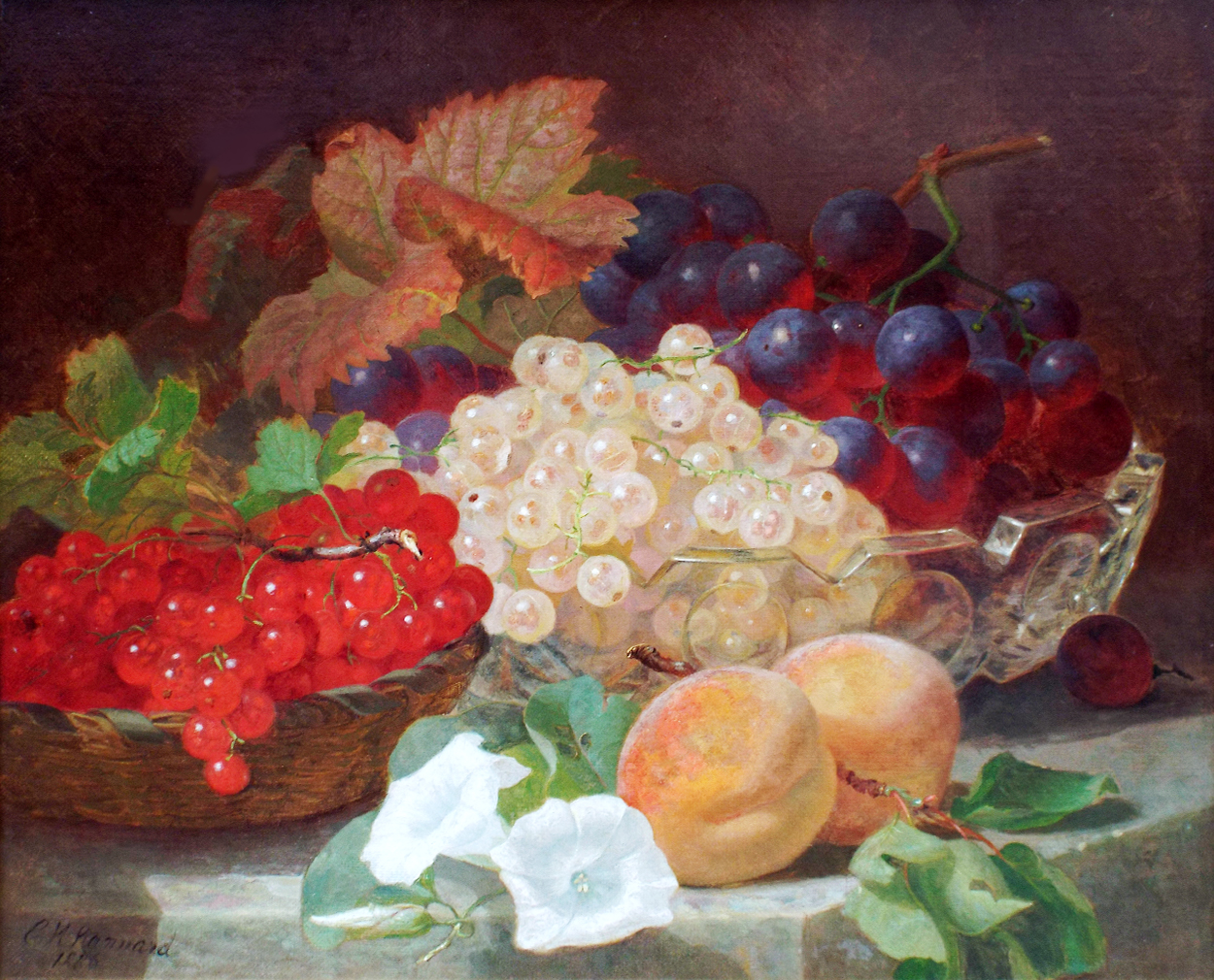 Eloise Harriet Stannard Still Life Grapes- Unframed