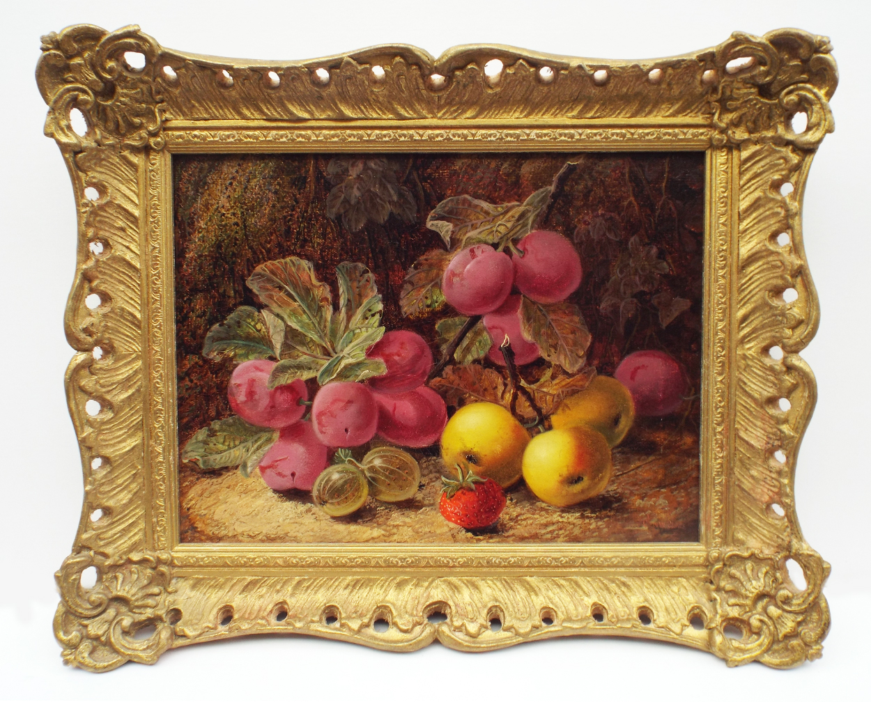 Oliver Clare Plums & Apples- Framed