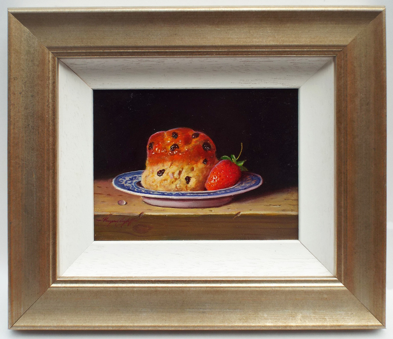 Raymond Campbell tea cake- Framed