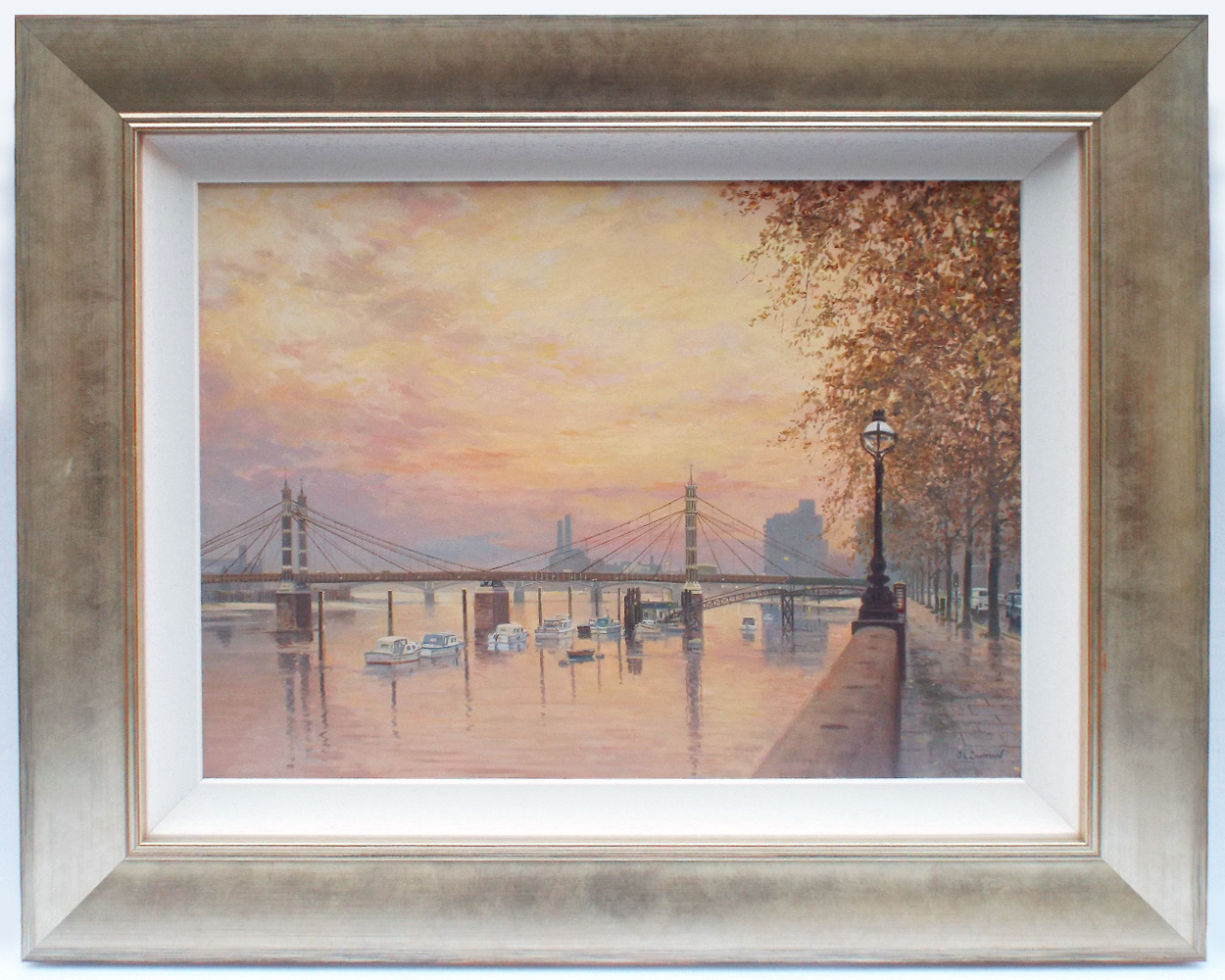 JB Chapman London & Thames View- Framed