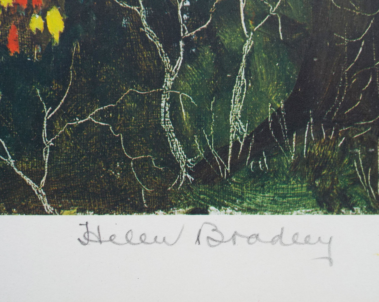 Helen Bradley Sunday Afternoon in Alexandra Park- Signature