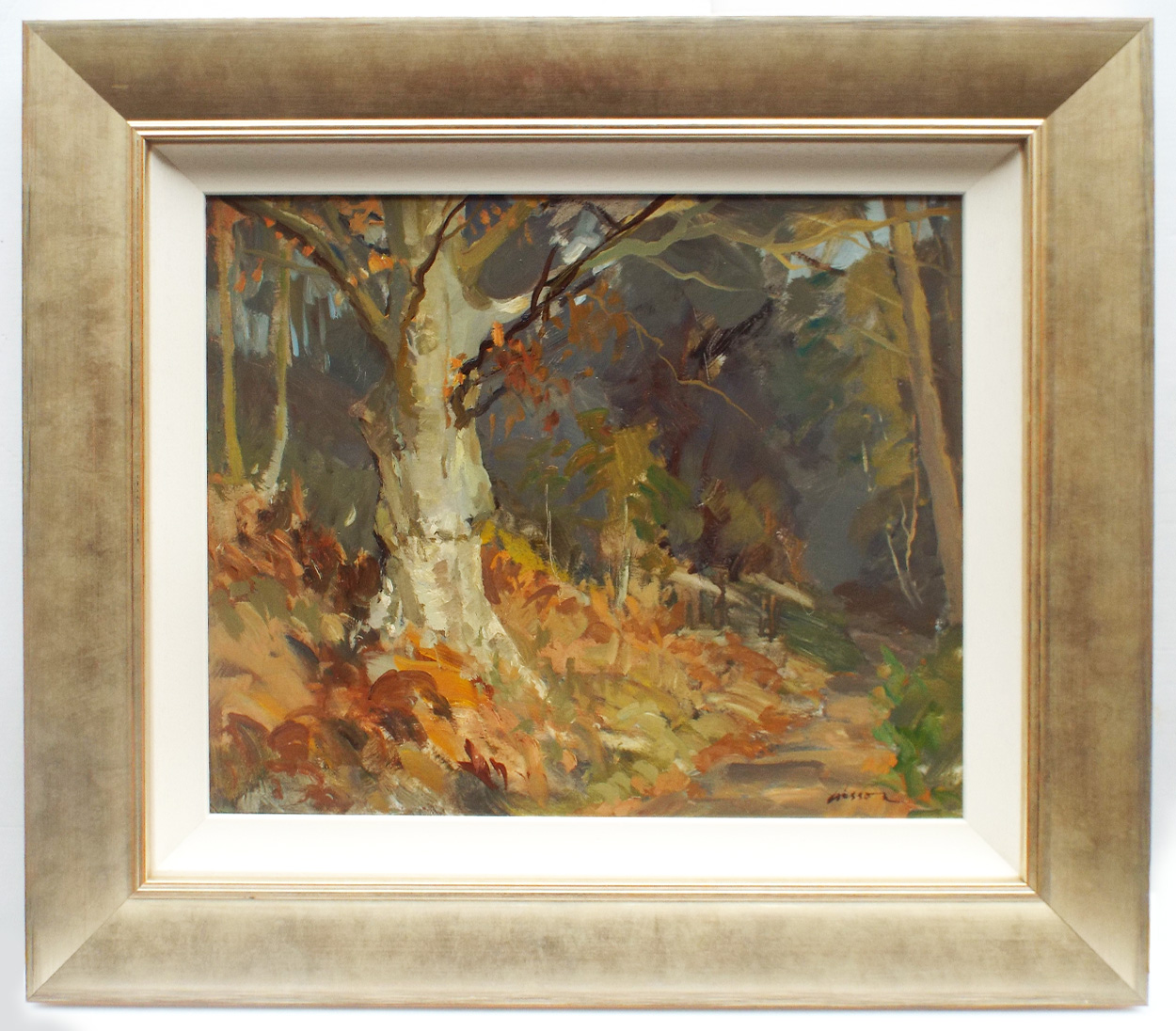 Edward Wesson Autumn Walk- Framed