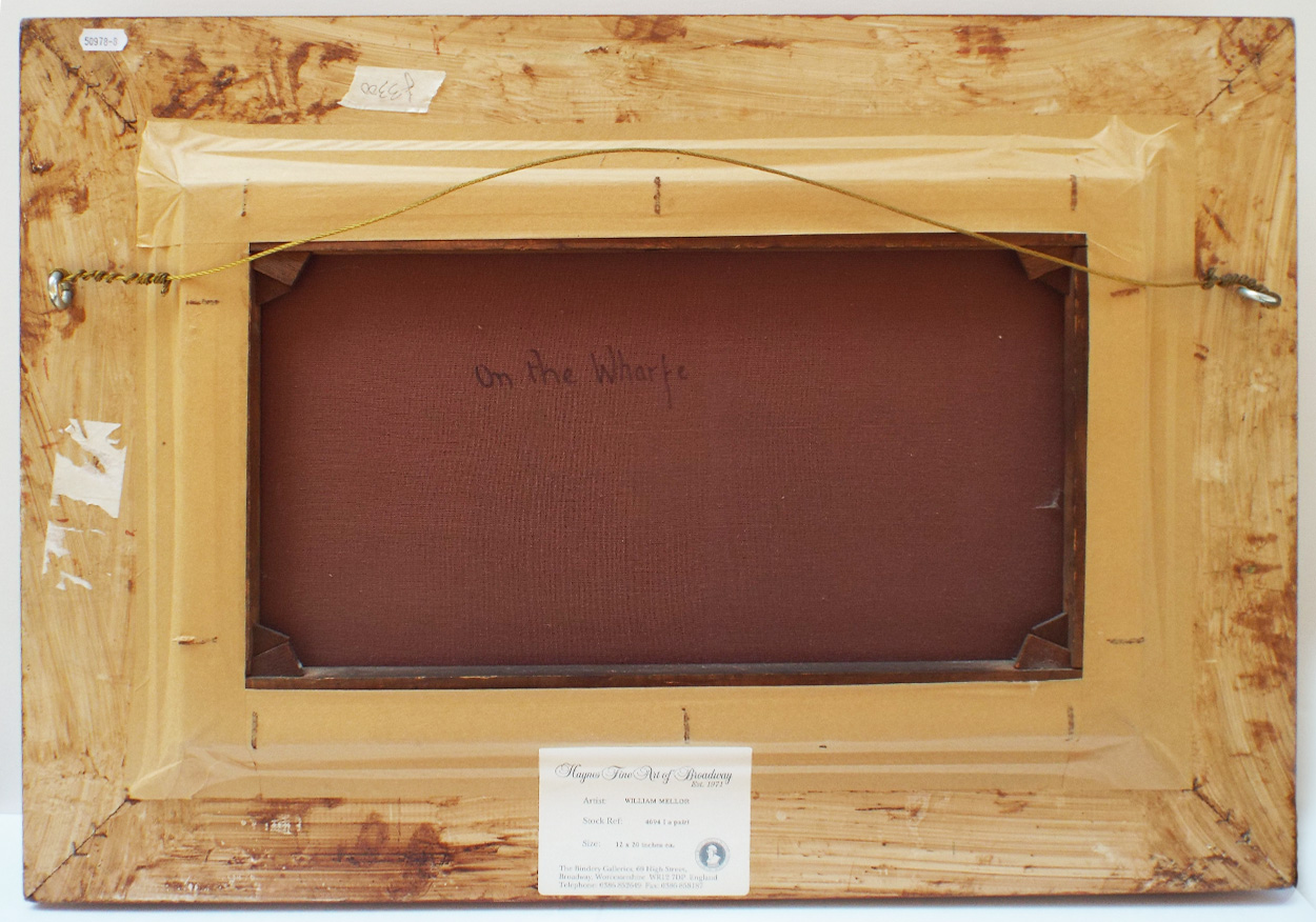 William Mellor On the Wharfe- Reverse of Frame