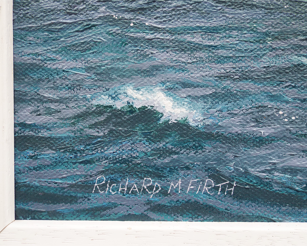Richard Firth, Americas Cup Trials 1934 Rainbow And Yankee Racing Off Rhode Island - Signiture