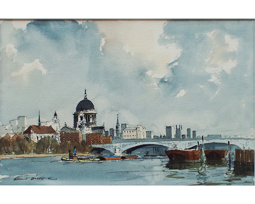 's and the city of London from the Thames - Product Image