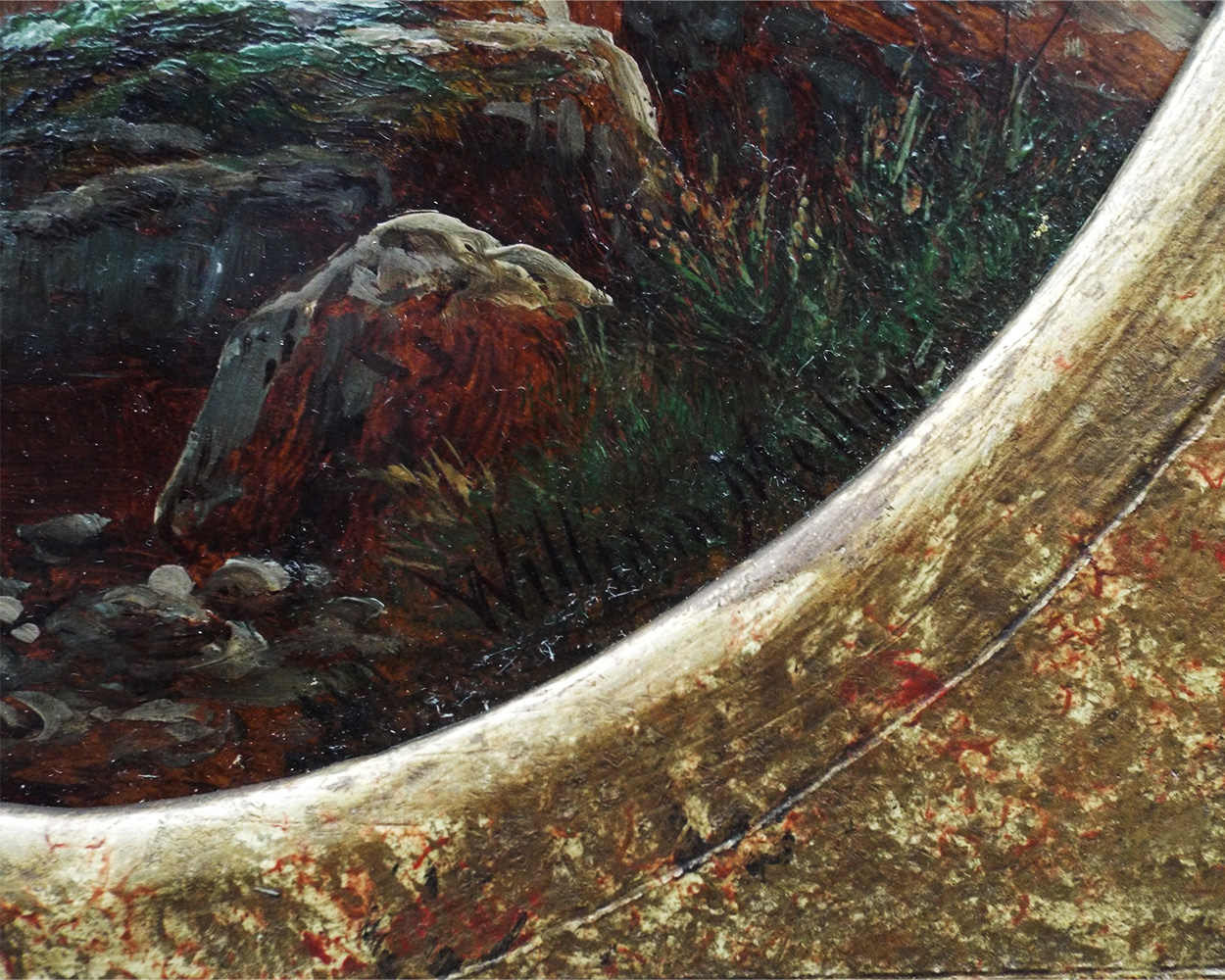 William Mellor, On The Conway North Wales Oval - Signiture