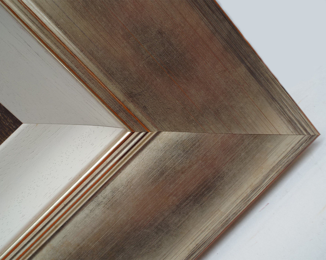 Distressed Silver Leaf frame