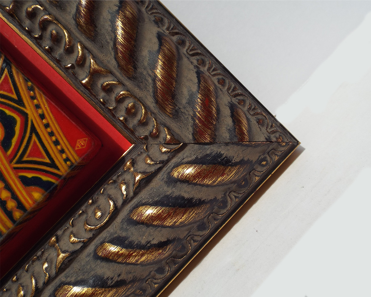Frances Broomhill, The Knave of Hearts - Frame Detail