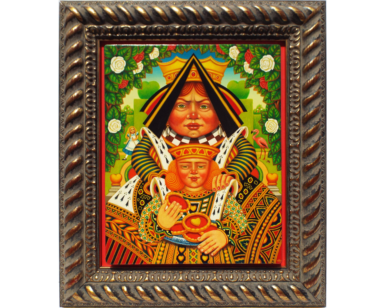 Frances Broomhill, The Knave of Hearts -Framed
