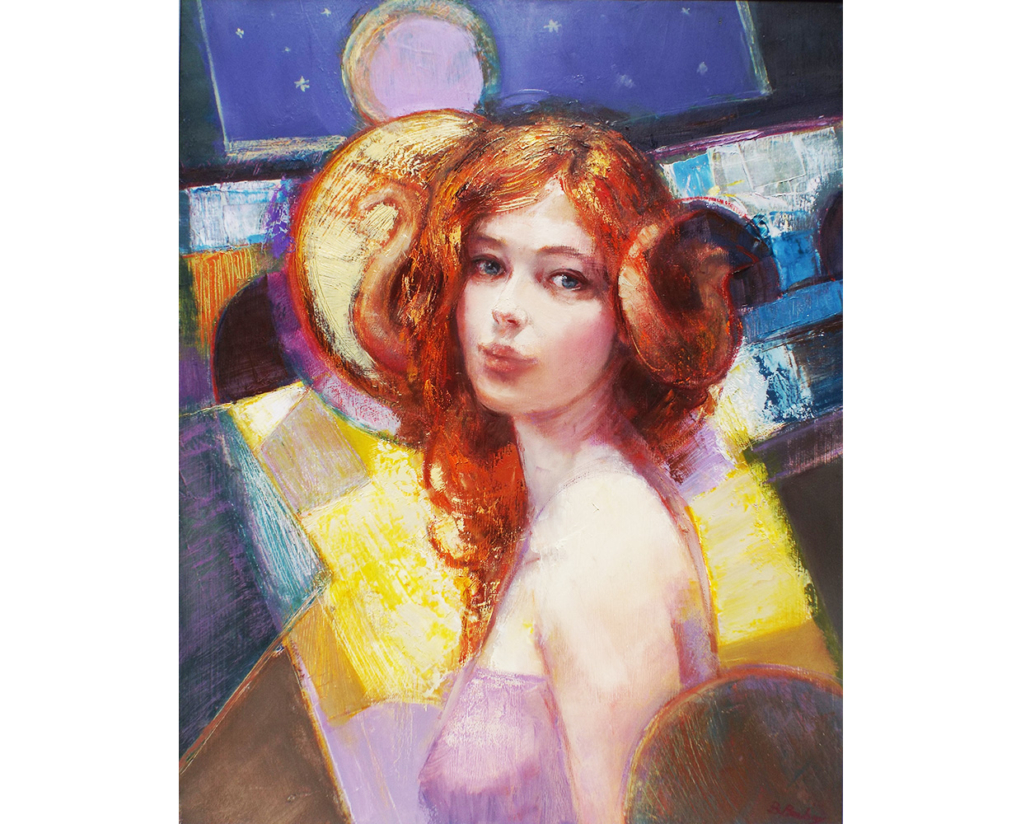 Bohuslav Barlow, Yellow Horns From the Attic Window - Product Image