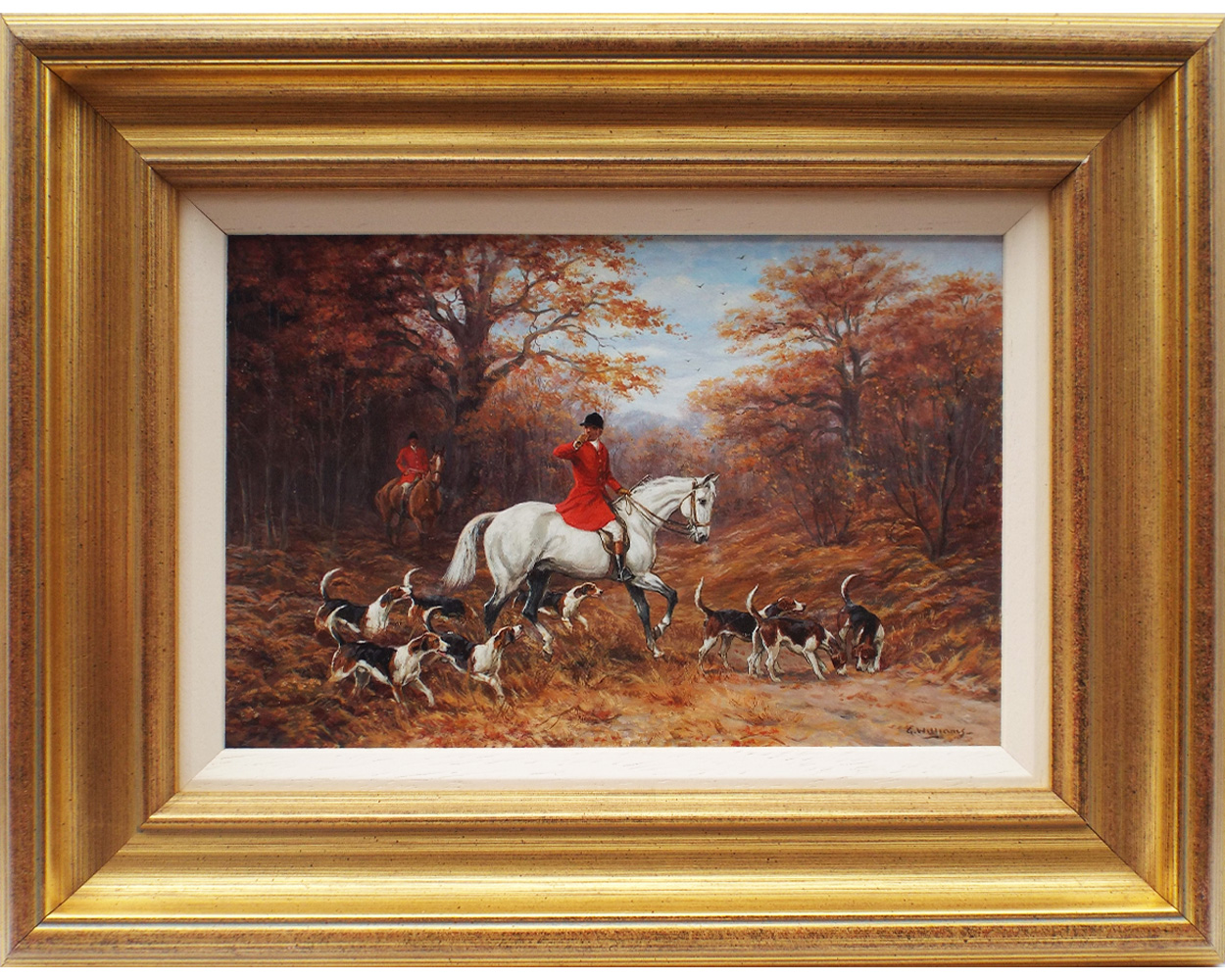 Glen Williams, Hunting Scene - Framed