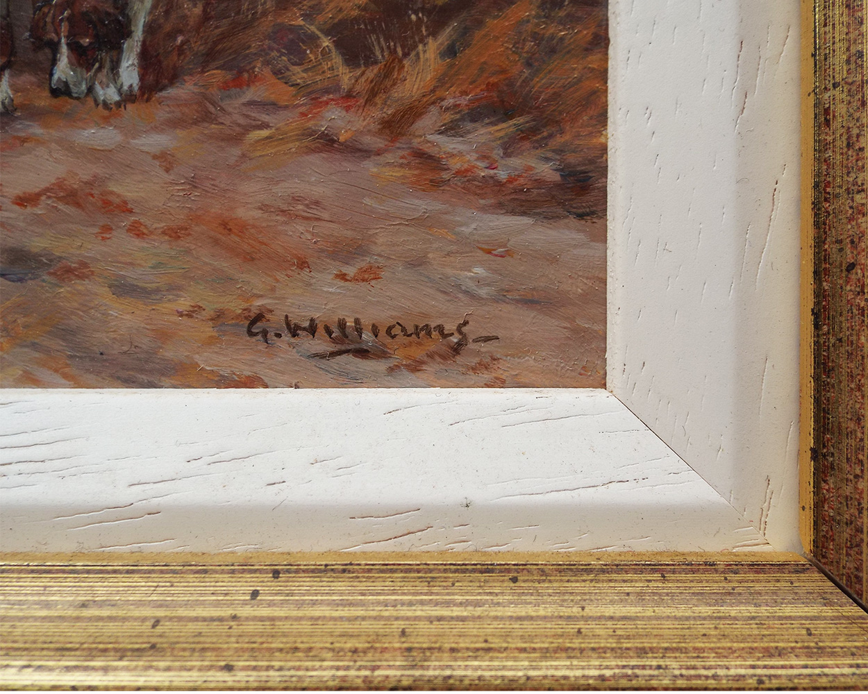 Glen Williams, Hunting Scene - Signiture