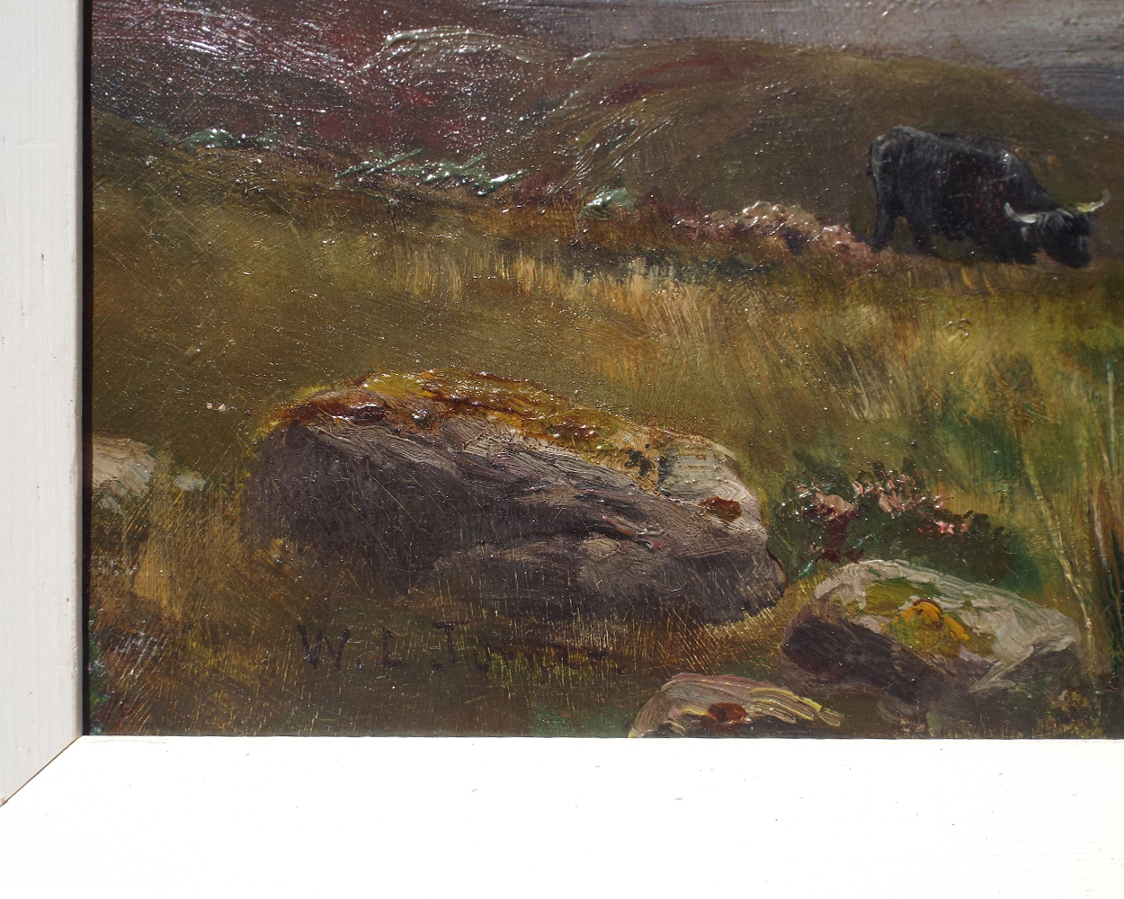 William Lakin Turner, Highland Scene - Signiture