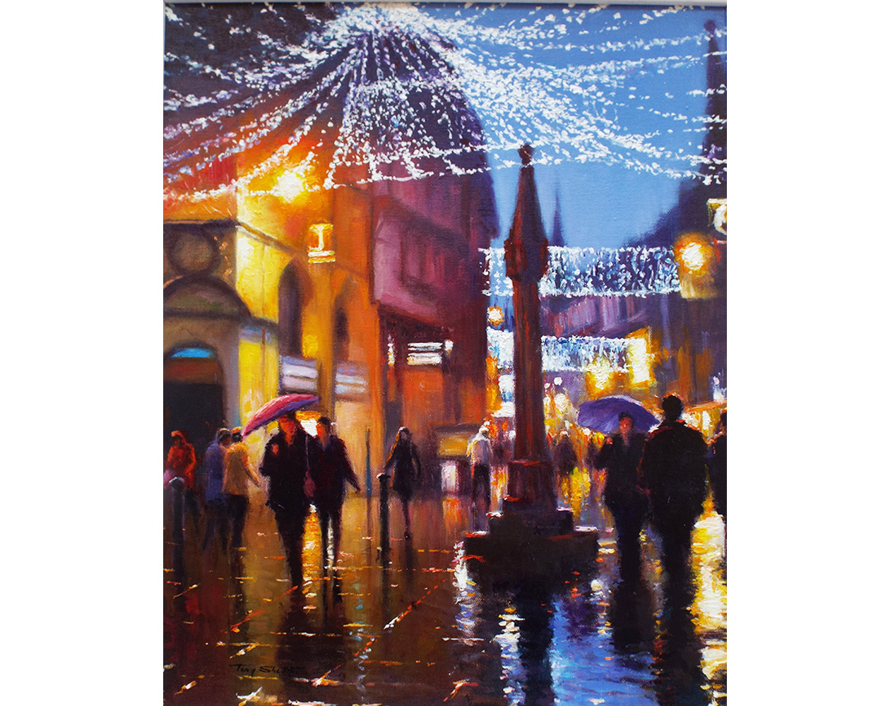 Tony Sheath, Christmas Lights at the Cross, Chester - Product Image