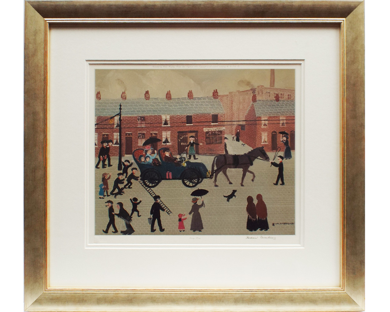 Helen Bradley, Going Home - Framed